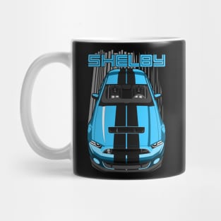 Shelby GT500 S197 - Grabber Blue & Black Mug